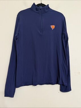 Greyson Navy Pullover performance base layer men S casual outdoor comfy stretch
